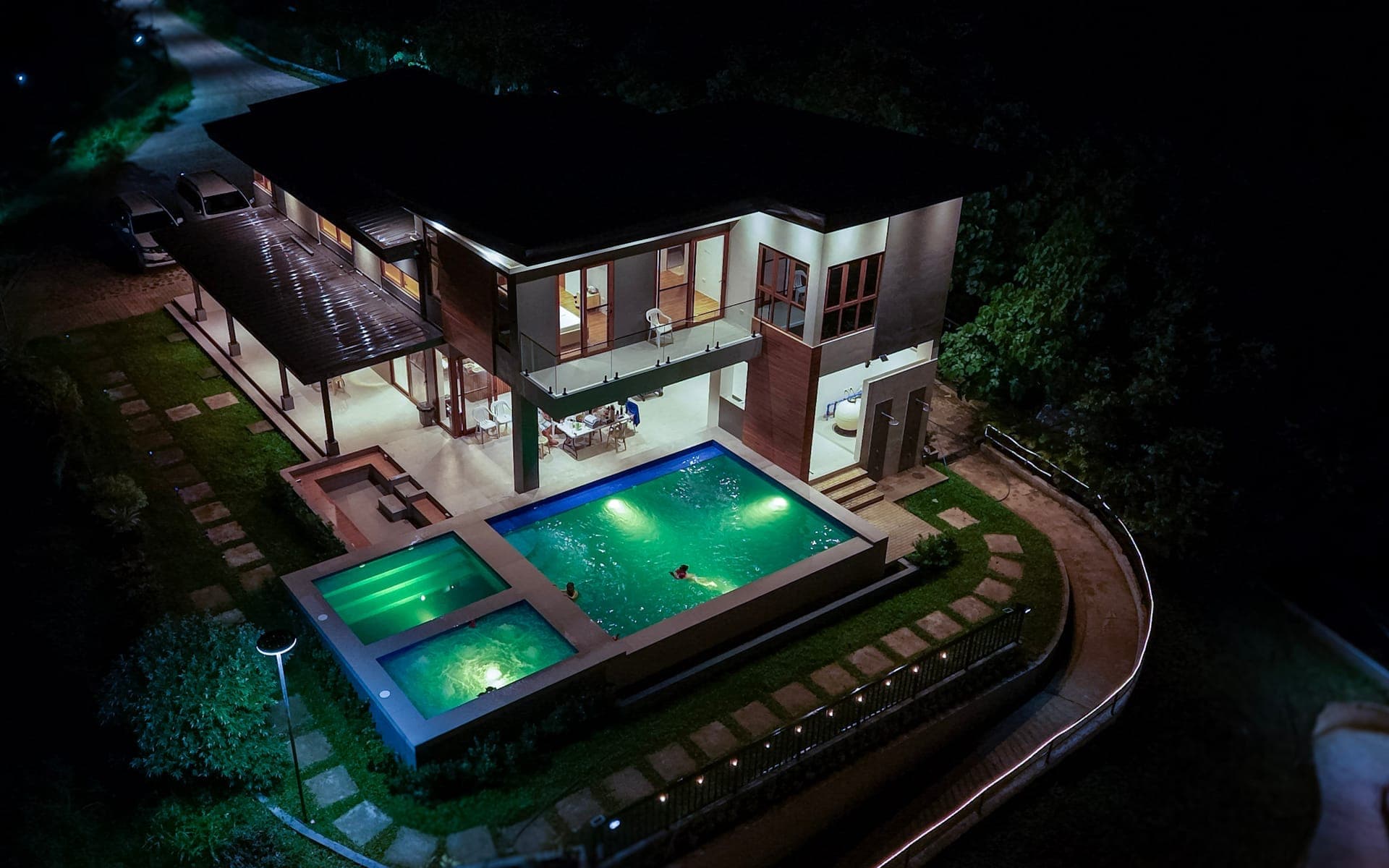 Main House Night View